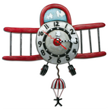 Aeroplane Pendulum Clock by Allen Designs