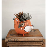 Allen Designs Baby Fox Planter