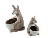 Kangaroo Plant Pots by Artist Michelle Allen