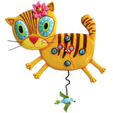 Cat Pendulum Clock by Allen Designs