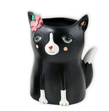 Allen Designs Black Cat Planter