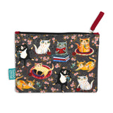 Cats Zip Pouch by Allen Designs