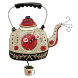 Teapot Pendulum Clock by Allen Designs