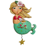 Mermaid Pendulum Clock