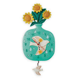 Peace and Sunshine Pendulum Clock by Allen Designs