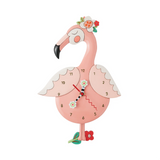 Flamingo Pendulum Clock by Allen Designs