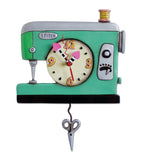 Designed by Artist Michelle Allen, this unique pendulum clock puts the fun back into function