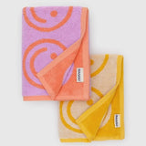 Happy Hand Towel Set of 2 by Baggu
