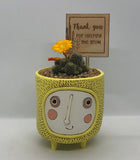 Thank You for Helping Me Grow Timber Plant Tag. Handmade in Melbourne by Bibbidi Bub