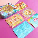 This little tin of fearless notes is a fun and unique way of sharing a little positivity around!