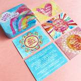 This little tin of Happy Notes is a fun and unique way of spreading happiness and bringing sunshine to someone's day!