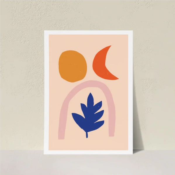 Moon Life Mini Art Print