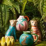 This vase features a fabulous leopard dressed in his cosy blue jumper