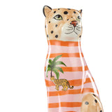 Put the fun back into function with this delightful leopard vase