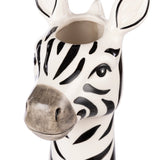Put the fun back into function with this delightful zebra vase