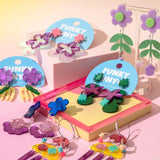 This DIY kit is designed for all of you flower lovers out there; with an extensive variety of flower-shaped materials and the shiniest and brightest of colours!