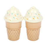 Bring a touch of whimsical charm to your dining table with these ceramic salt and pepper shakers.
