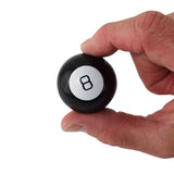 This miniature magic 8 ball is fully functioning.