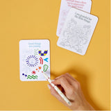 Bring some mindfulness, creativity and inspiration to your day with affirmation cards with a difference - colour your own!