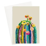 Standing Strong Cactus Greeting Card Illustrated in Melbourne by Lelly Lou Designs