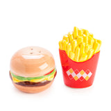 Burger and Fries Salt and Pepper Shakers
