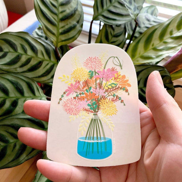 Handmade Flowers Suncatcher by Missy Minzy