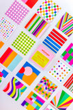 This little set of mini notes features 25 unique cards in bold and colourful patterns to inspire joy and creativity.