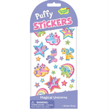 Puffy Unicorn Stickers