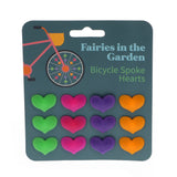 Retro Bicycle Wheel Spoke Hearts by Rex London