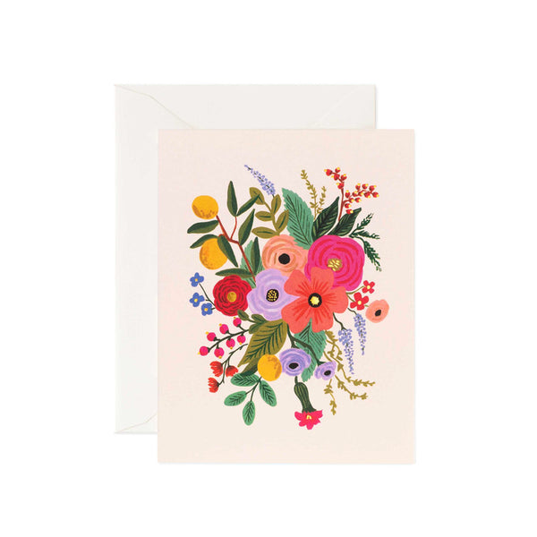 Garden Party Blush Greeting Card by Rifle Paper Co