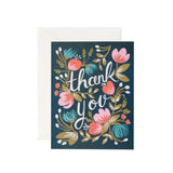 Midnight Garden Thank You Card by Rifle Paper Co