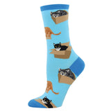 Cats in Boxes Socks by Socksmith