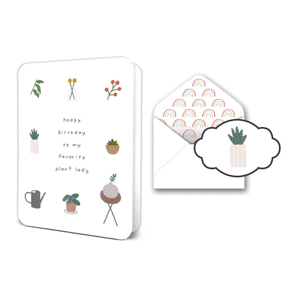Plant Lady Birthday Card by Studio Oh!