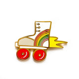 Retro Rollerskate Enamel Pin by The Penny Paper Co