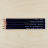 This set of 6 unique pencils put the fun back into function - they're both amusing and useful!