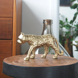 Gold Leopard Sculpture by White Moose